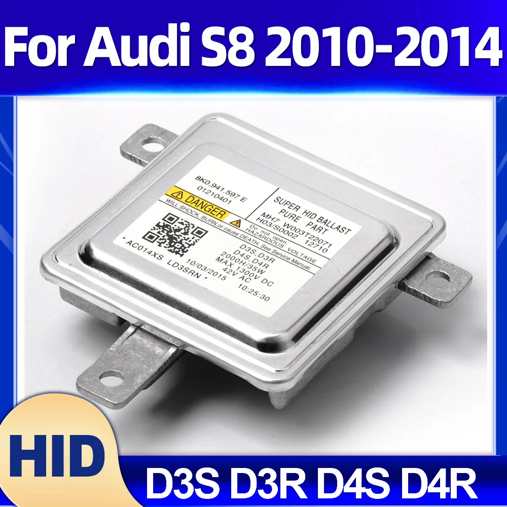 Muslimxeno Hid Headlight Ballast 35W Hid Xenon Lamps Ballast Control Unit Module Per Audi S8 2010 2011 2012 2013 2014