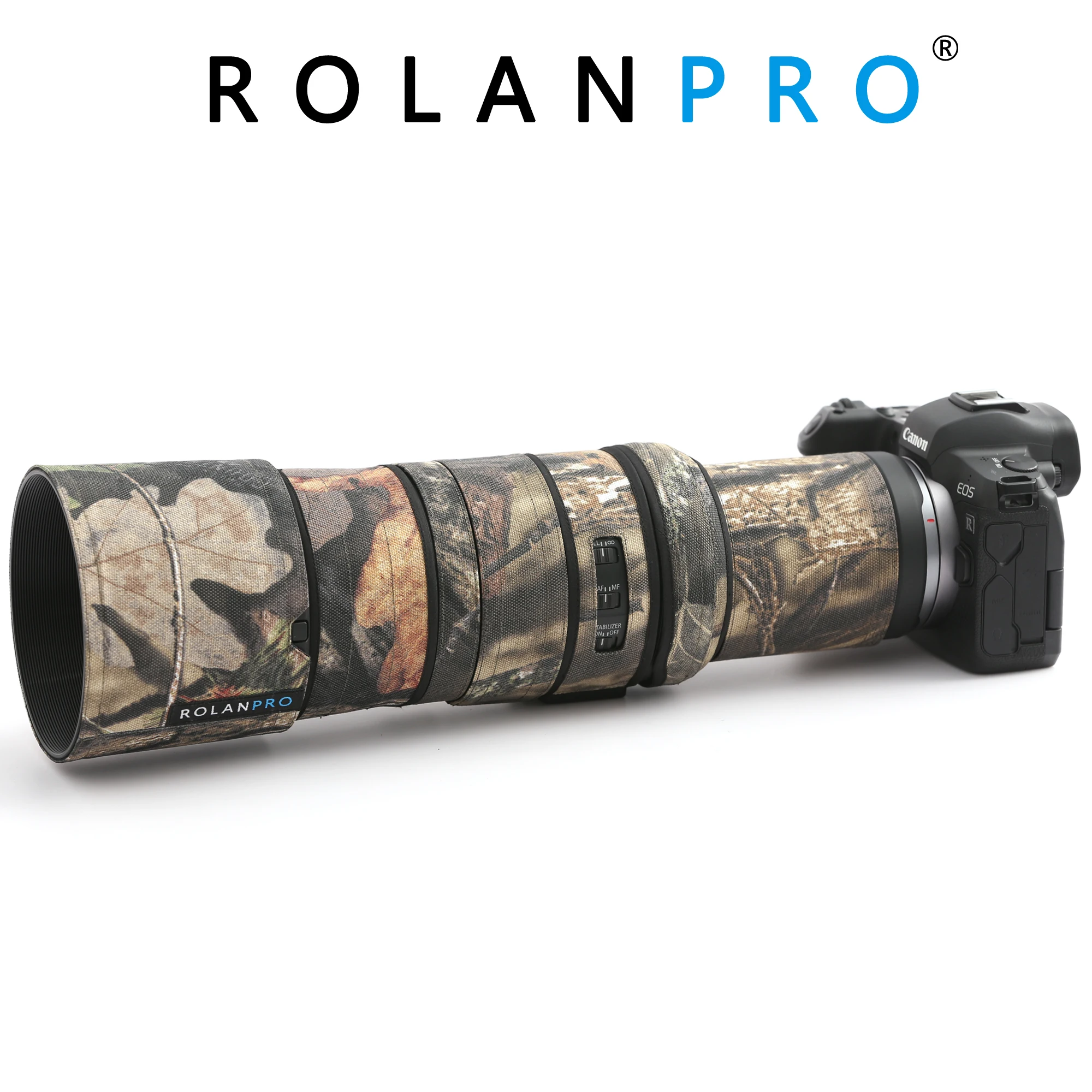 Rolanpro Waterproof Camera Lens Coat Camouflage Rain Cover Per Canon Rf 600Mm F11 Is Stm Custodia Protettiva Per Pistole Rf600 F/11