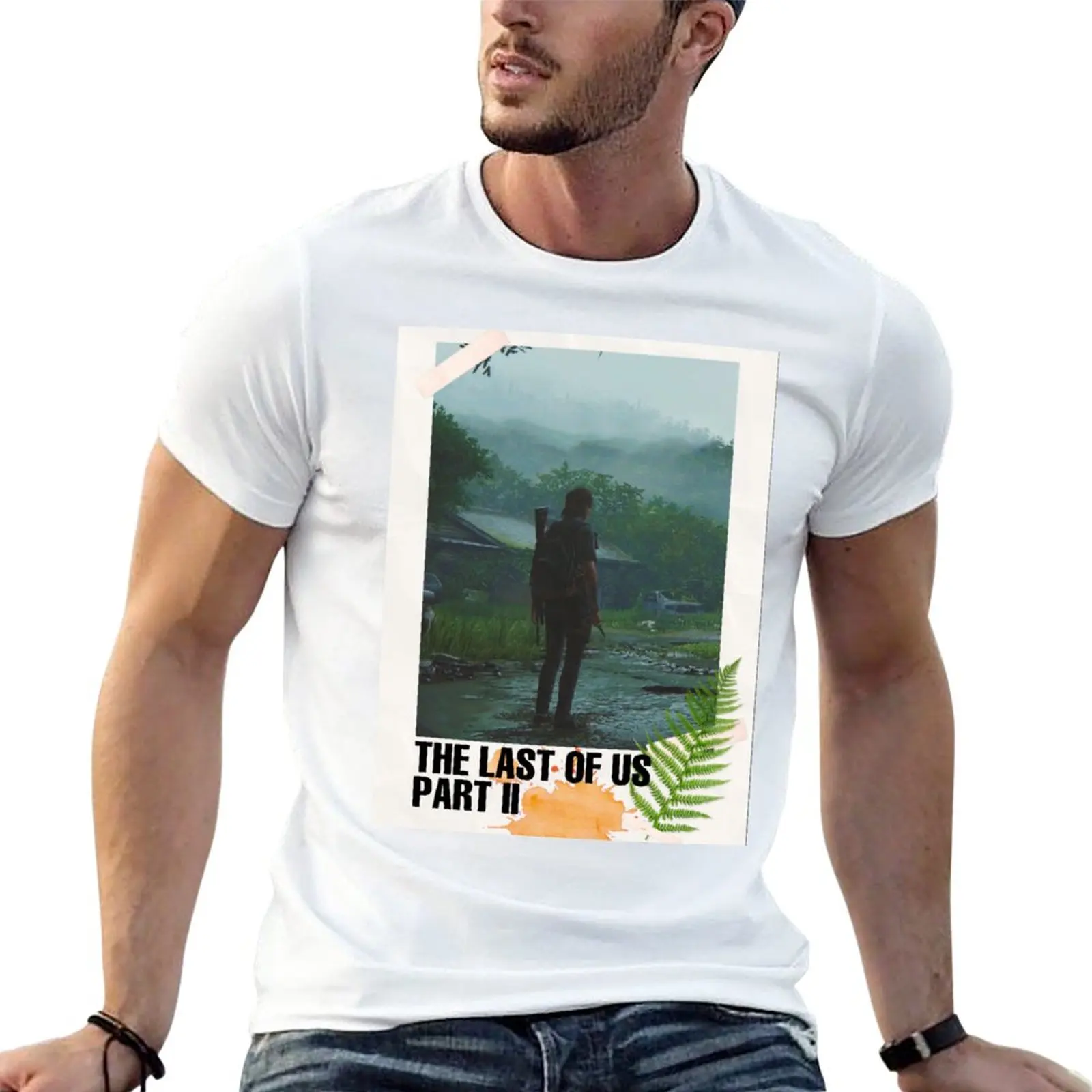 T-Shirt Estetica Ellie Tlou2 Magliette Aderenti Sublime Oversize Per Uomo
