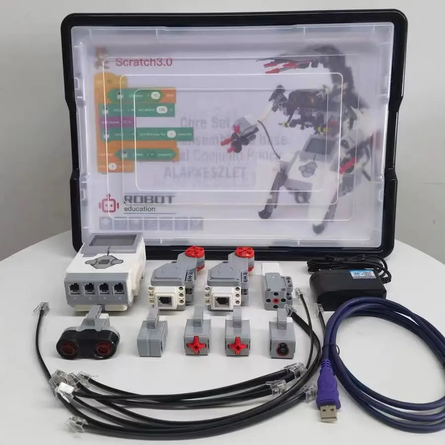 Nuovo Compatibile Con 45544 45560 Scienza Educazione Building Block Robot Programmazione Creativa Programma Ev3 Intelligente Regali Giocattolo