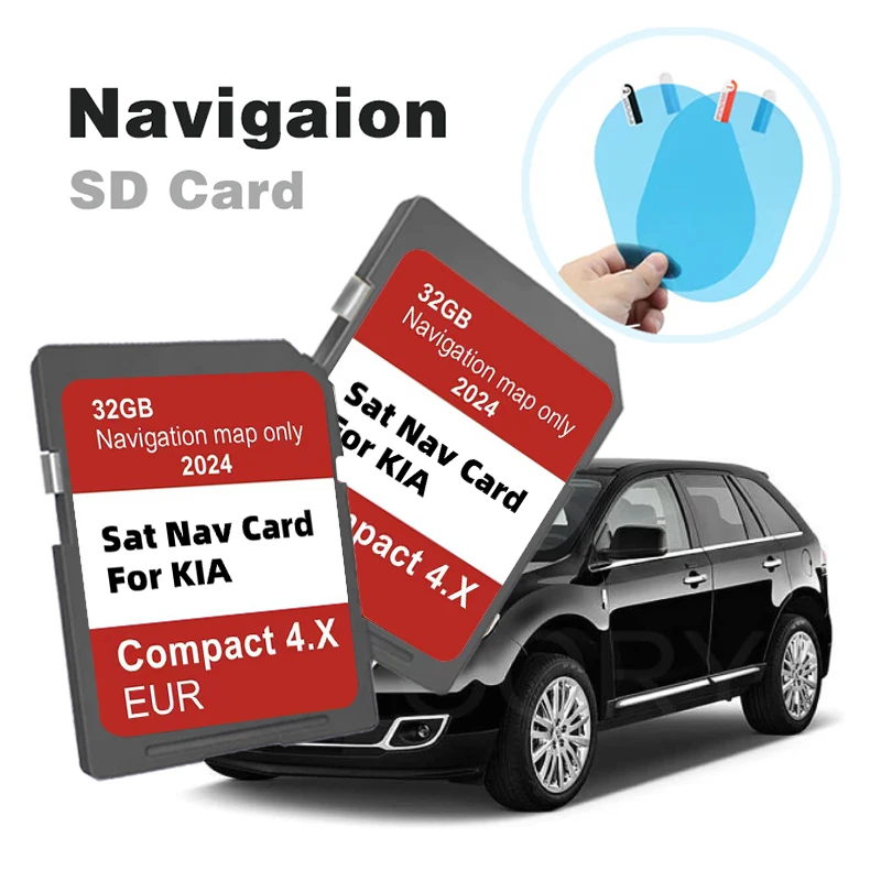 Aggiornamento Navigazione Gen4 Gps Europa Russia Mappe Scheda Sd Da 32Gb Per Kia Compact 4.X Soul/Sorento/Optima Vehicle 2024 Accessori