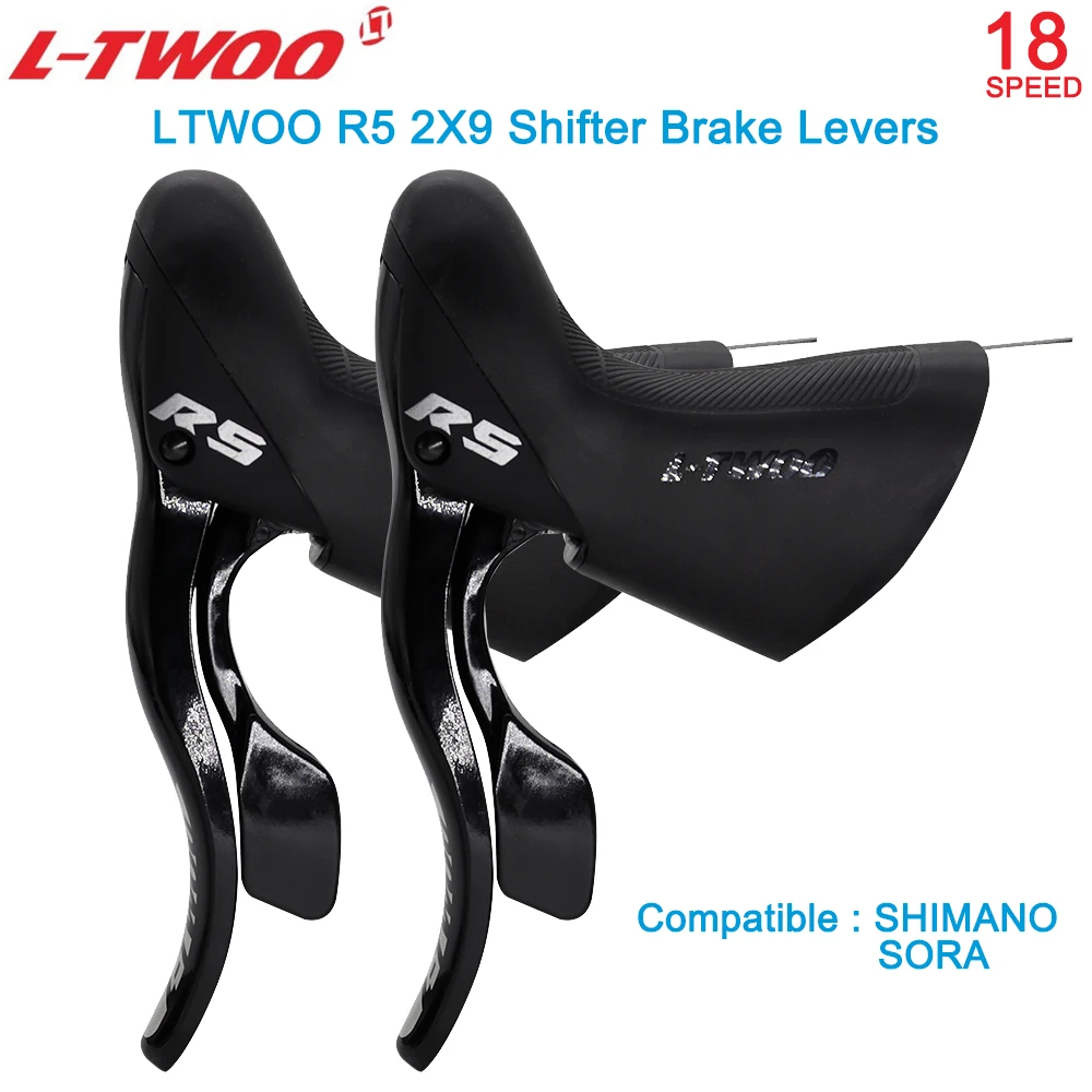 Ltwoo R5 2 X9 Leva Freno Cambio Velocità Per Strada Bke 18 Velocità Deragliatori Groupset Per Bicicletta Da Strada Compatibile Shimano Sora Parti