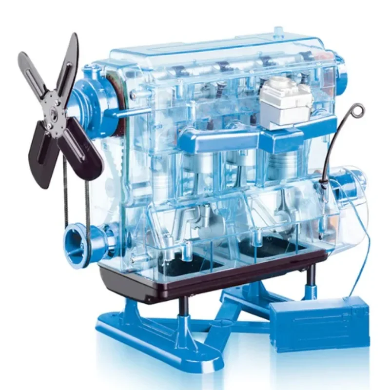 Smithsonian Motor Works Kit Scientifico Avanzato-Costruisci Il Tuo Kit Modello Motore A 4 Cilindri-Kit Motore A Combustione Assemblaggio Fai Da Te