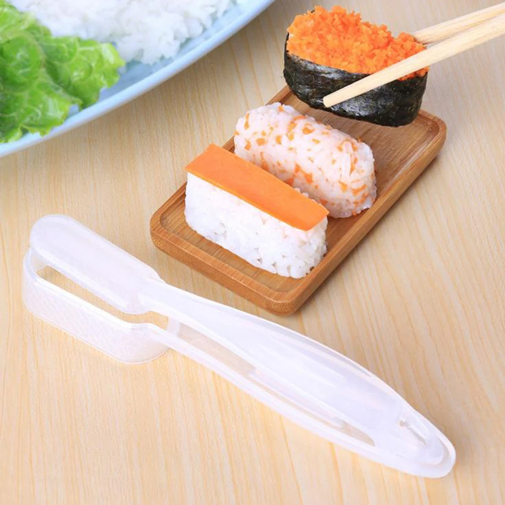 New Japanese Hand-Held Sushi Maker Equipment Warship Rice Ball Cake Making Mold Making Strumenti Per Sushi
