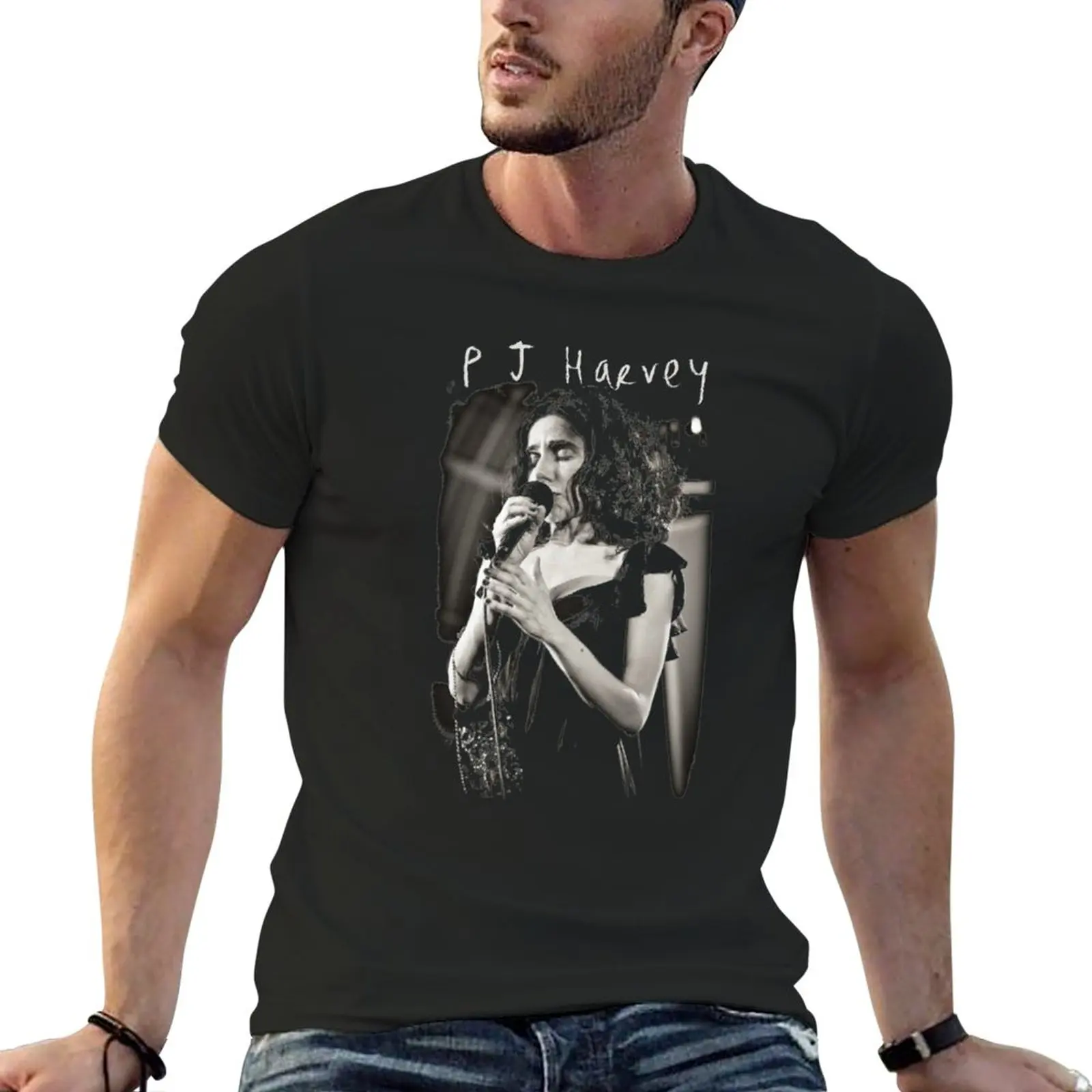 Pj Harvey Trio Grup T-Shirt Sport Fan T-Shirt Animal Print Shirt For Boys Sweat Shirt Hippie Clothes Abbigliamento Uomo