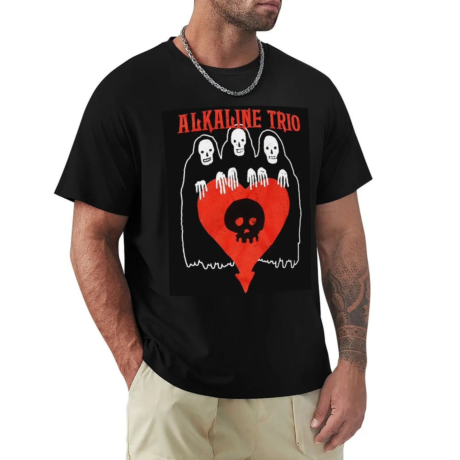 T-Shirt Alcaline Trio Band T-Shirt Sport Fans Summer Top New Edition Mens Graphic T-Shirt Pack
