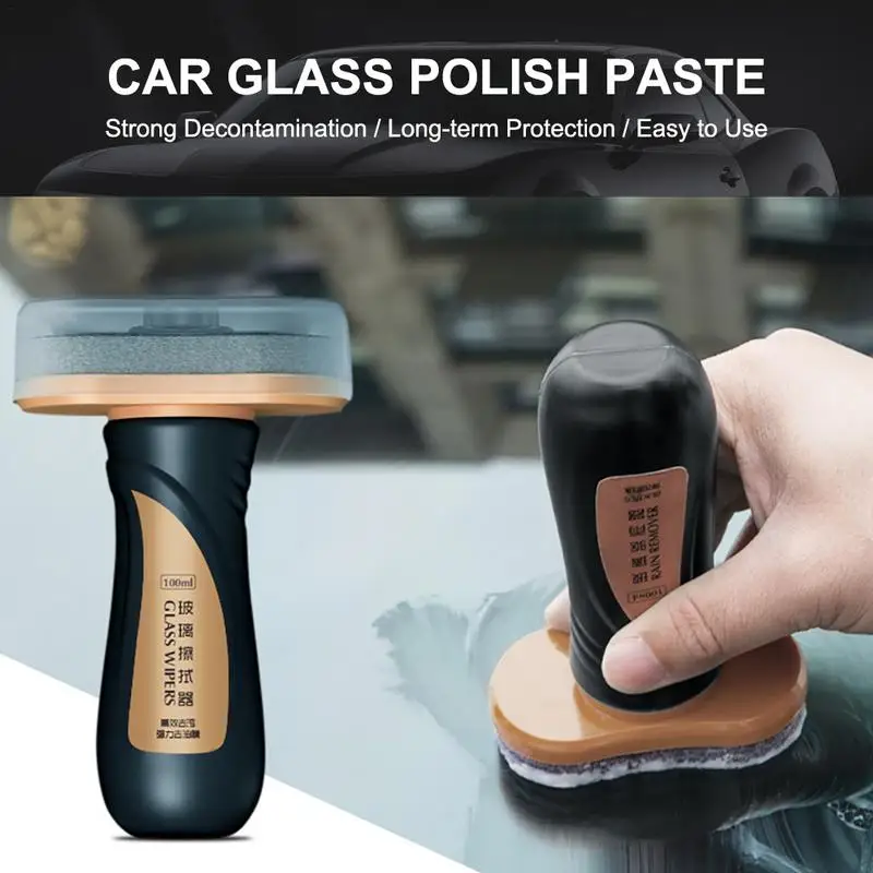 Auto Car Glass Polishing Detergente Per Parabrezza Per Auto 100Ml Automotive Glass Oil Film Remover Car Glass Cleaner Paste Polish & Restore