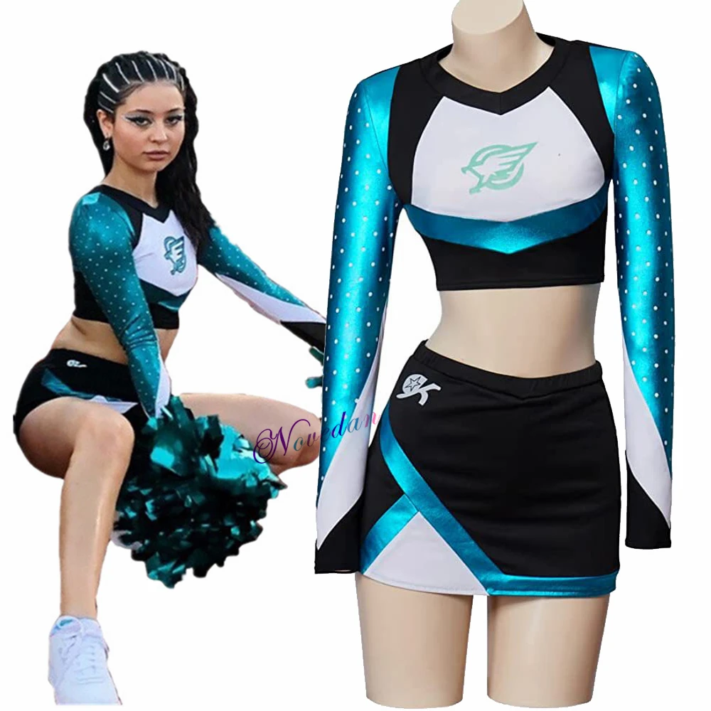 Maddy Elegance Cheerleader Uniform Dress Maddy Perez Outfit Costume Cosplay School Girls Women Musical Sports Team Suit