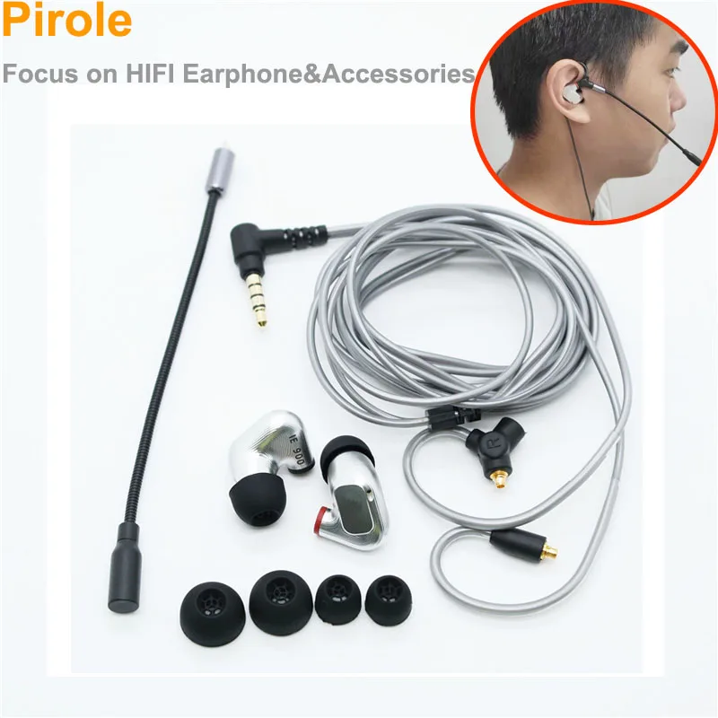 Fai Da Te Ie900 In Auricolare Hifi Auricolare Cablato Per Telefono Cellulare Auricolare Da Gioco Universale Mmcx Con Cavo Microfono