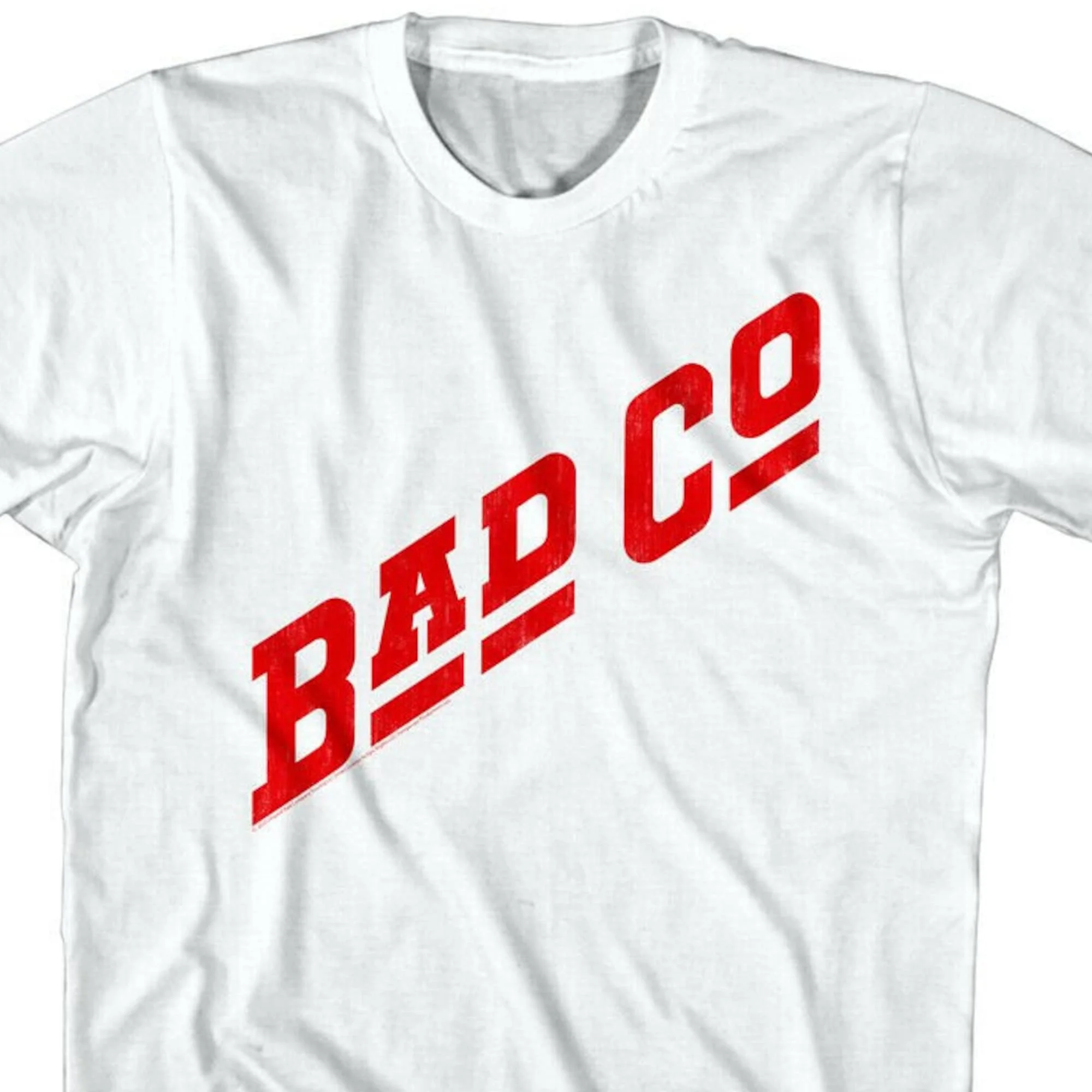 Bad Company Tshirt Band Logo 70'S Rock Music Graphic Tees