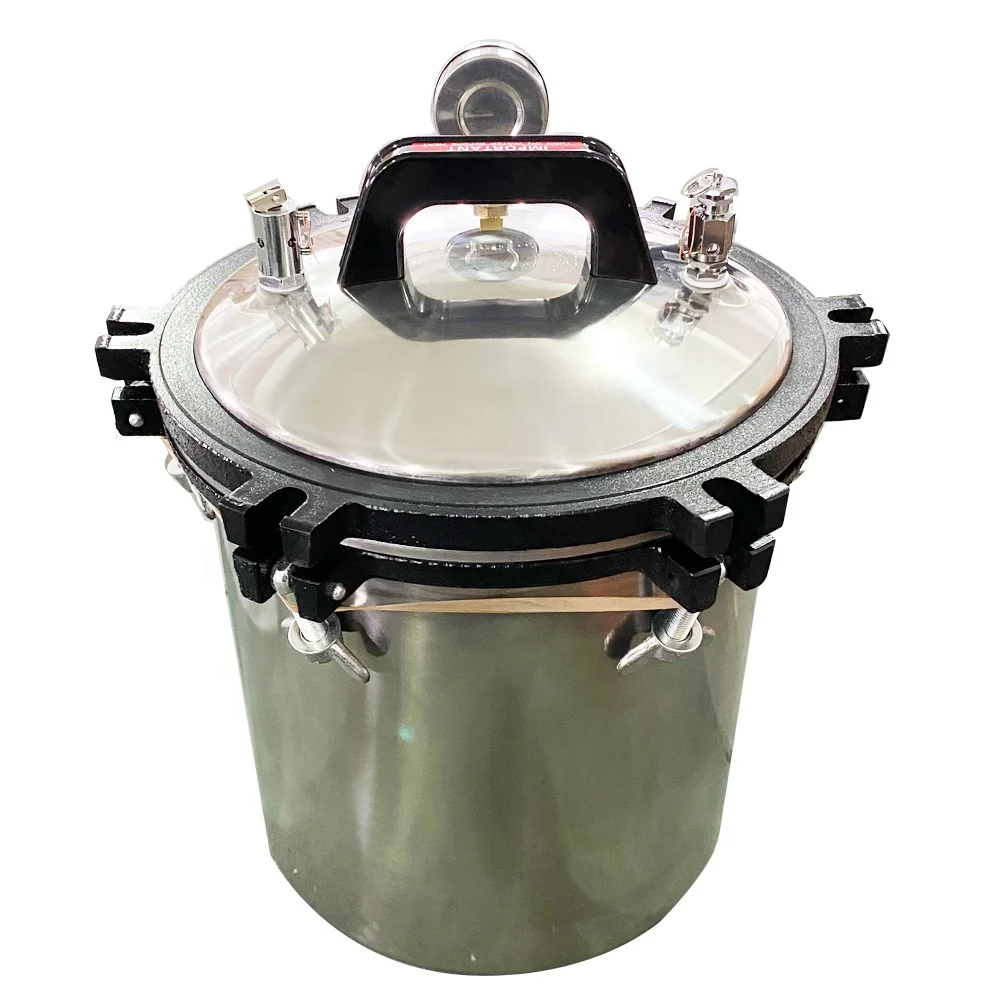 Sterilizzatori A Vapore A Pressione Per Autoclave Medica Automatica 18L 24L Portatili Autoclavi