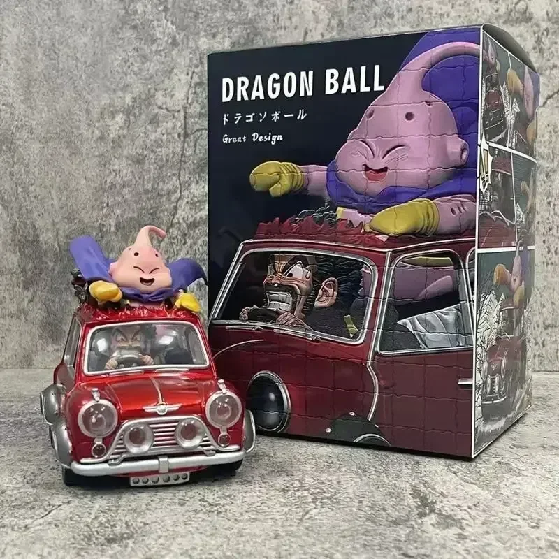 15Cm Dragon Ball Z Majin Buu Figure Buu Mr. Satan Anime Figure Fat Buu Mr. Satan Con Auto Pvc Figure Modello Bambole Regali