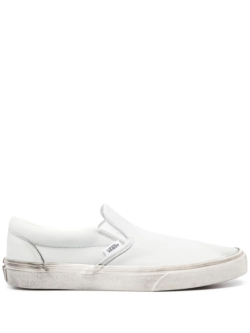 Vans leather slip-on sneakers - Grigio