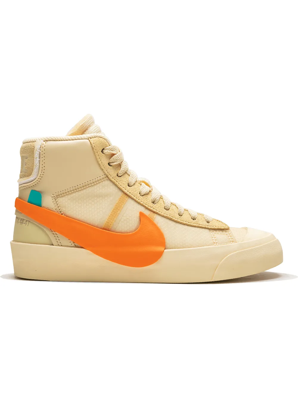 Nike X Off-White Nike x Off-White 'The 10: Blazer Mid' Sneakers - Nude
