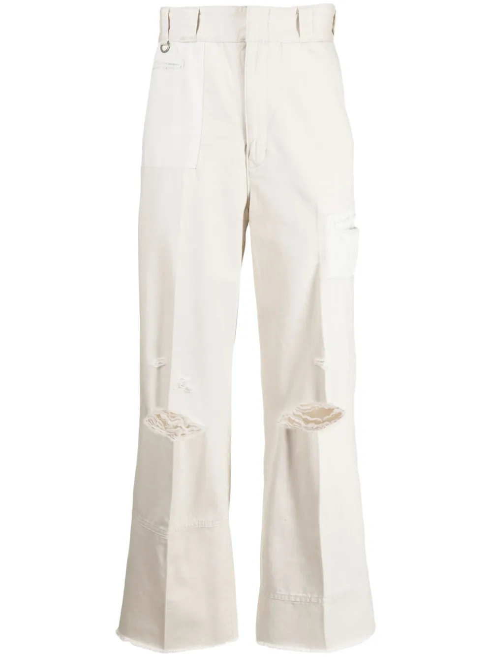 Undercover Gerade Hose im Distressed-Look - Grau