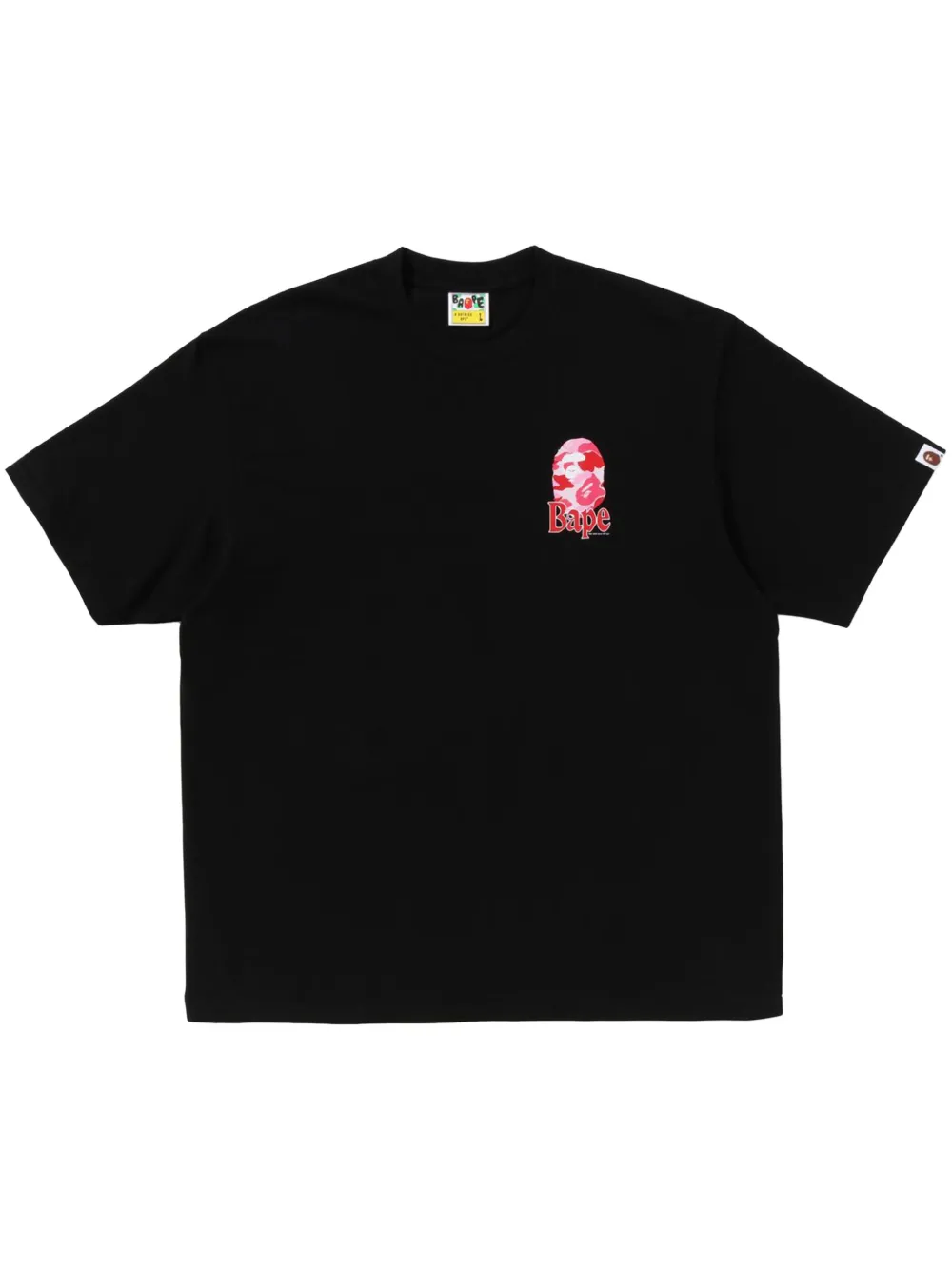 A BATHING APE® T-Shirt mit Logo-Print - Schwarz
