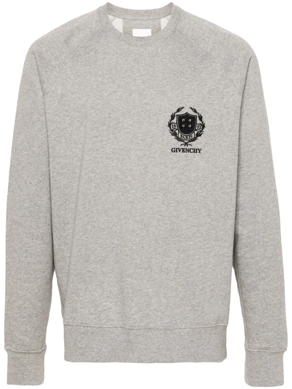 Givenchy Sweatshirt mit Logo-Stickerei - Grau