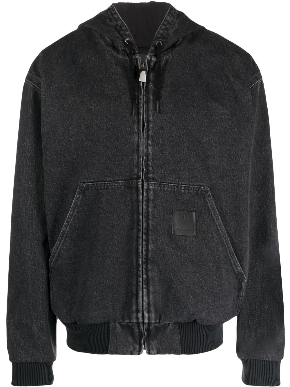 Givenchy Kapuzenjacke im Distressed-Look - Grau