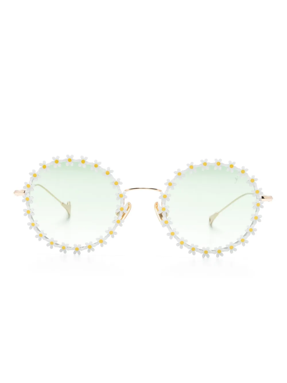 Eyepetizer Runde Lulu Sonnenbrille - Gold
