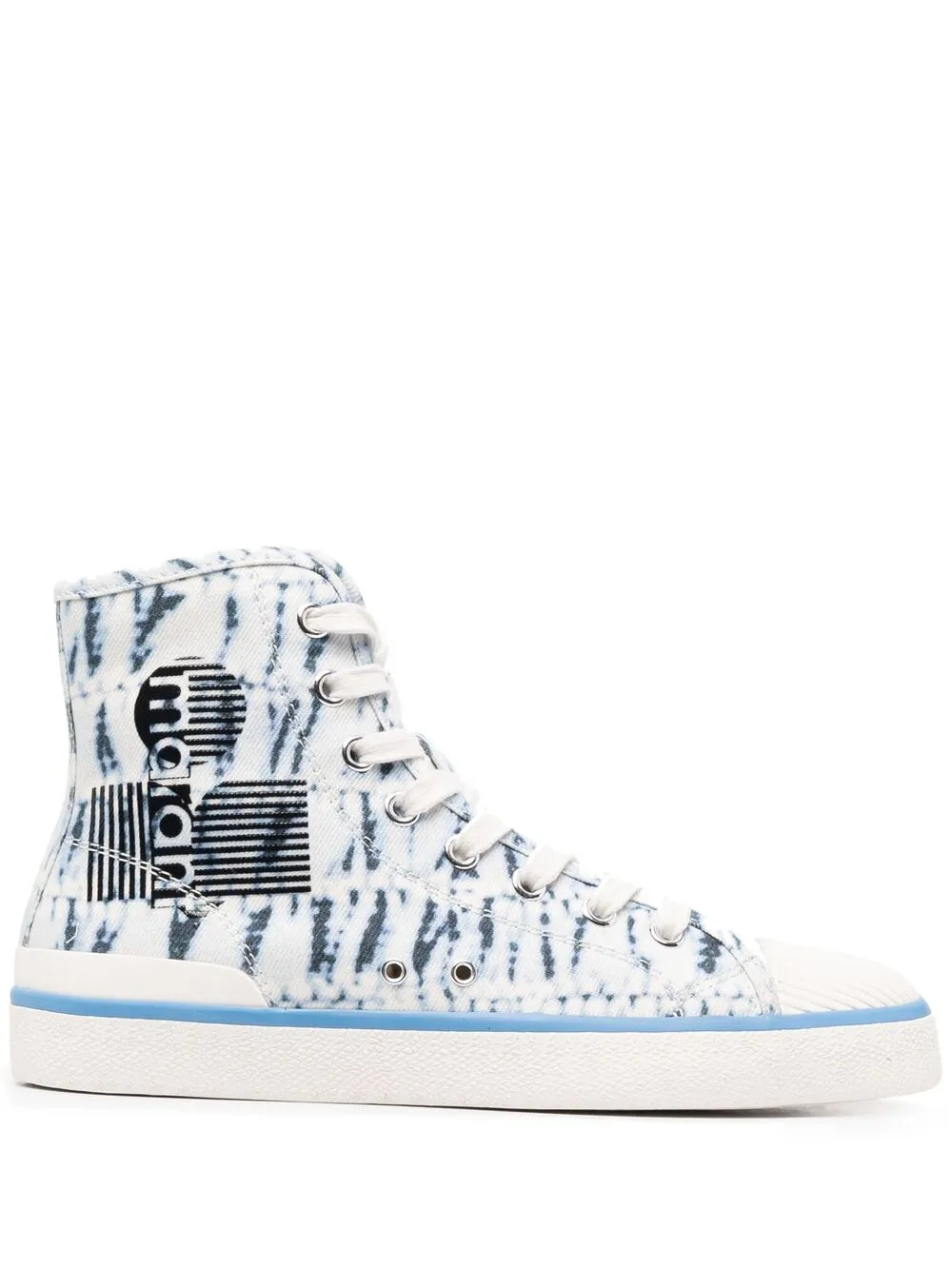 ISABEL MARANT Sneakers mit Batikmuster - Blau