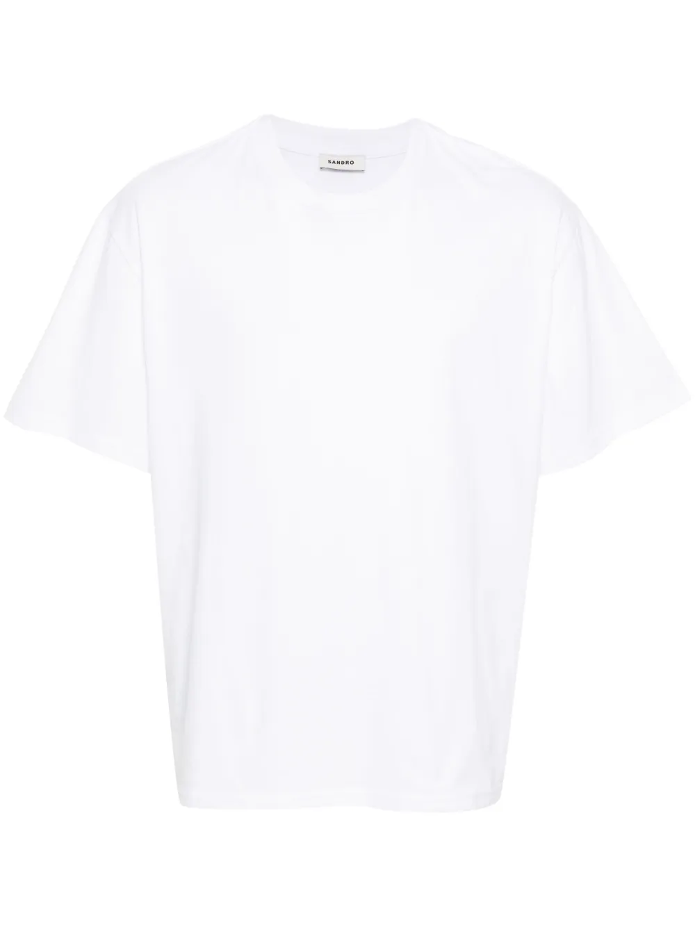 SANDRO T-Shirt mit Rundhalsausschnitt - Weiß