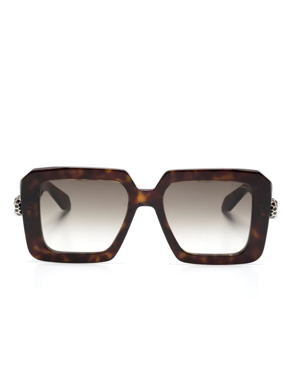 Bvlgari Serpenti oversize sunglasses - Marrone