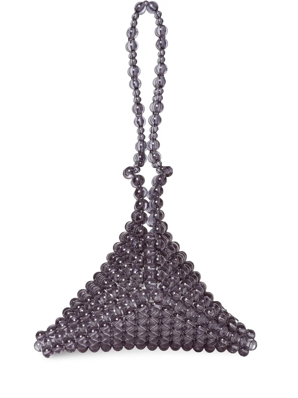 0711 Ava beaded tote bag - Blu