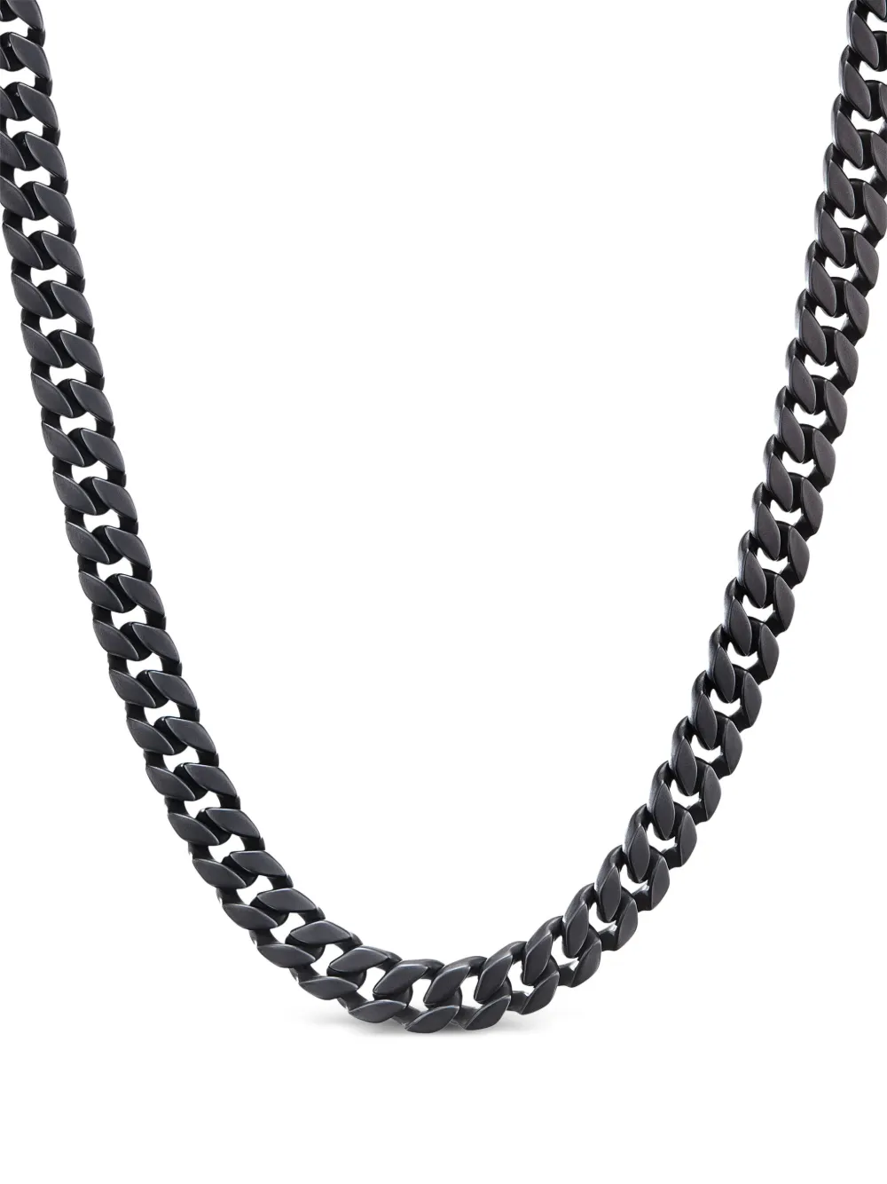 David Yurman titanium curb-chain necklace - Nero