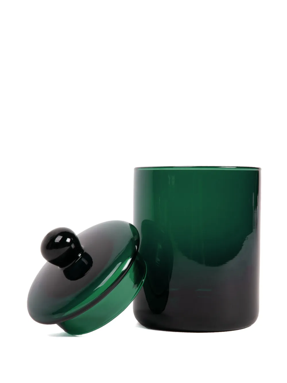 XLBoom large Mika glass canister - Verde