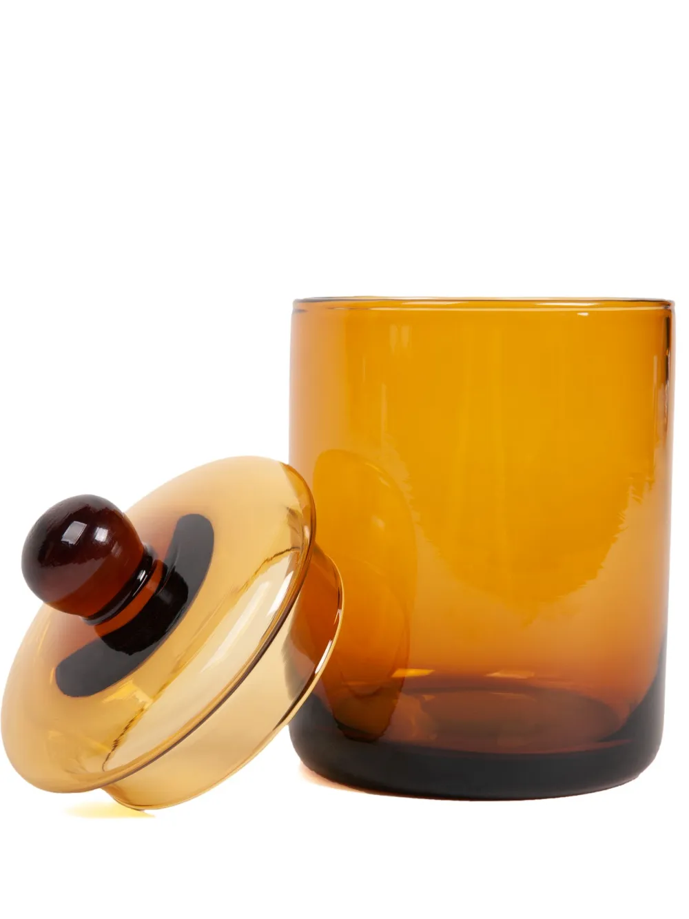 XLBoom large Mika glass canister - Toni neutri