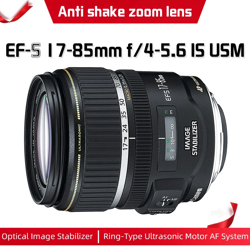 99% Nuovo Ef-S 17-85Mm F/4-5.6 Is Usm Lens Per Canon Eos 80D 70D 77D 800D 750D 760D 200D 1300D 1500D 4000D 3000D Anti Shake Zoom