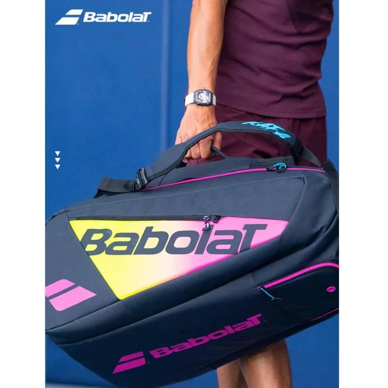 Pure Aero Rafa Babolat Zaino Tennis Nadal Rafa 6 12 Tenis Raquete Bag Original Babolat Borsa Da Tennis Di Grande Capacità
