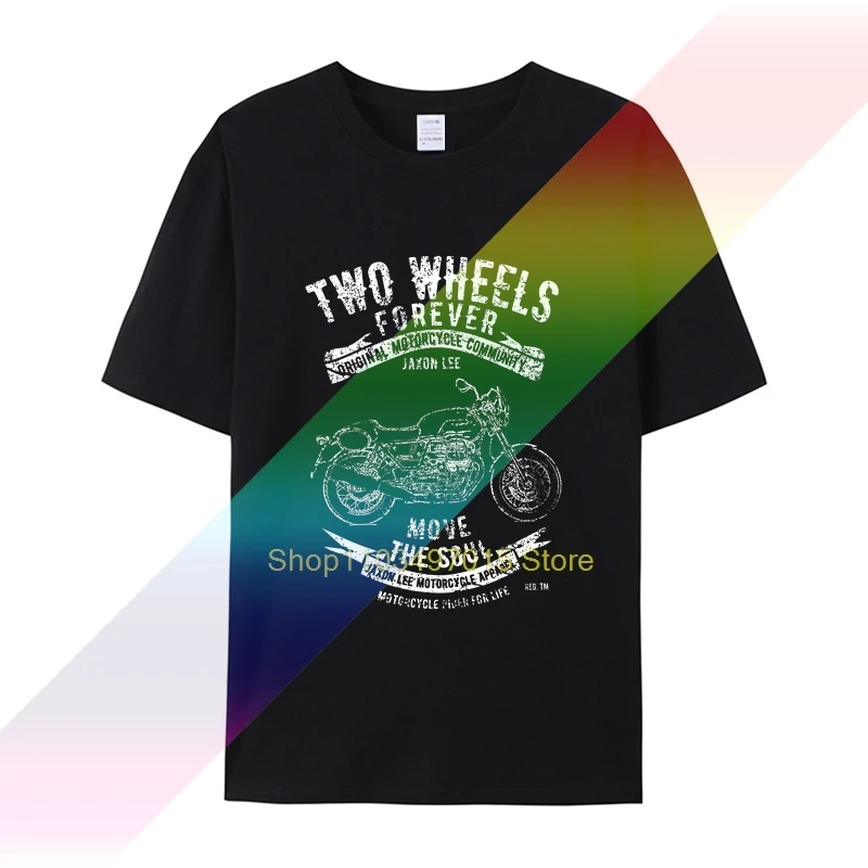 Jl Soul Moto Guzzi V7 Iii Racer Ispirato T-Shirt Moto Art