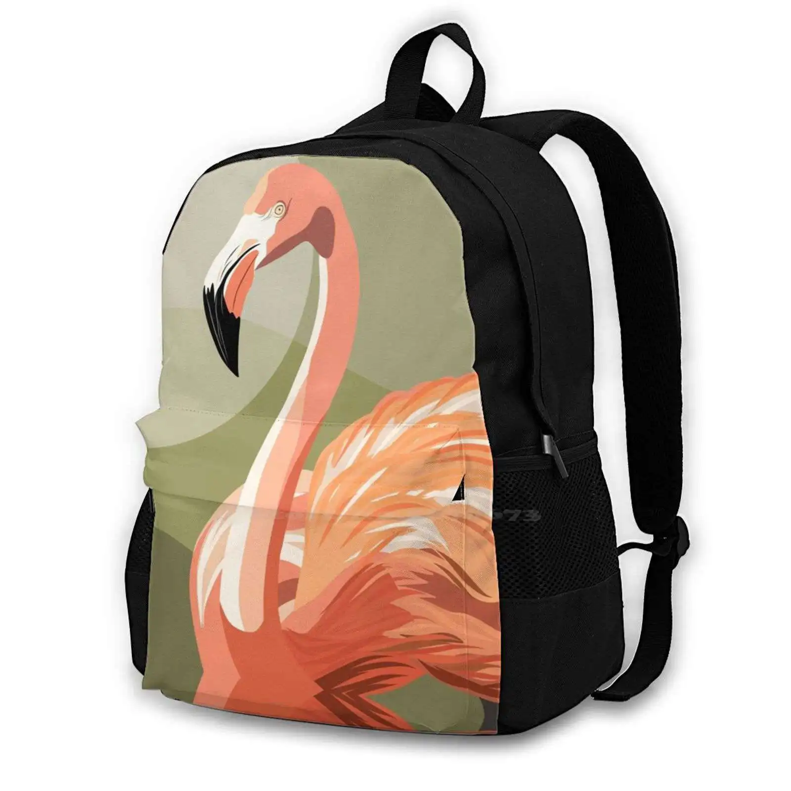 Flamingo Fashion Travel Laptop School Zaino Bag Lucas Flamingo Bird Pink Bird
