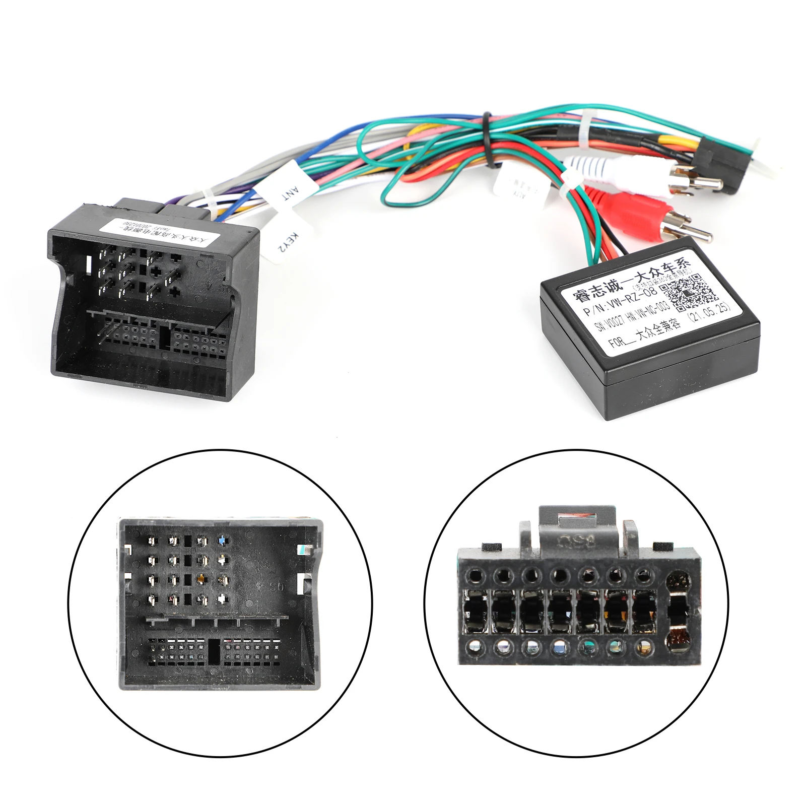 Car Android Media Player Navi Radio Canbus Cablaggio Scatola Per Volkswagen Golf 5/6 / Polo / Passat / Tiguan / Touran 4.6