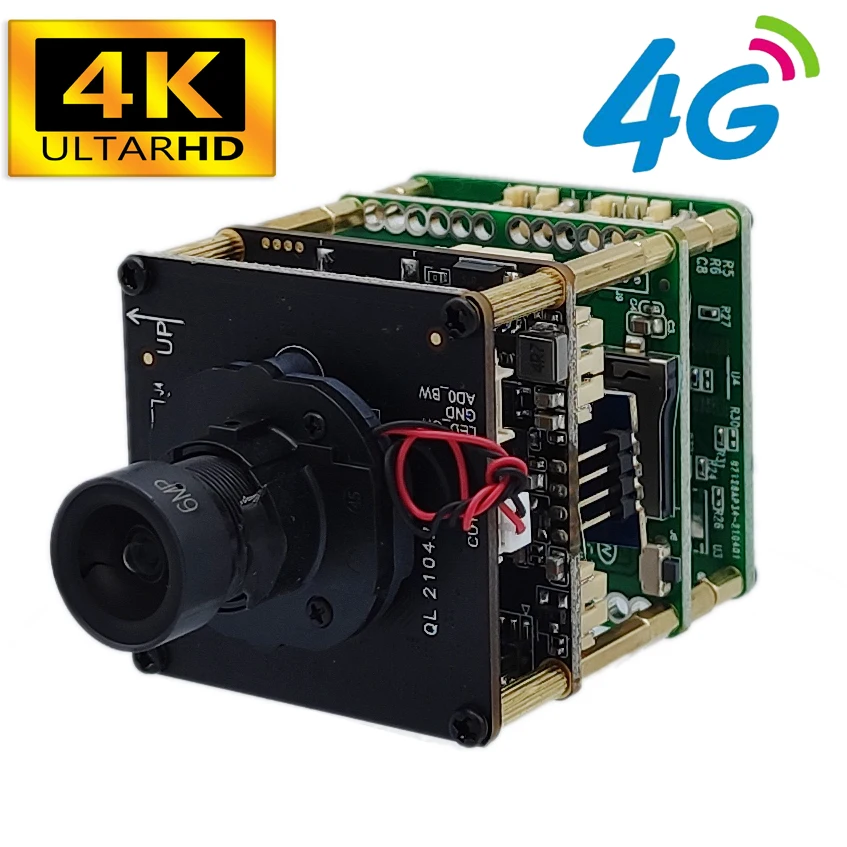 4G Sim Card Ip Network Wifi Wireless Ap Real 4G Camera Module 4K 8Mp 5Mp 2Mp