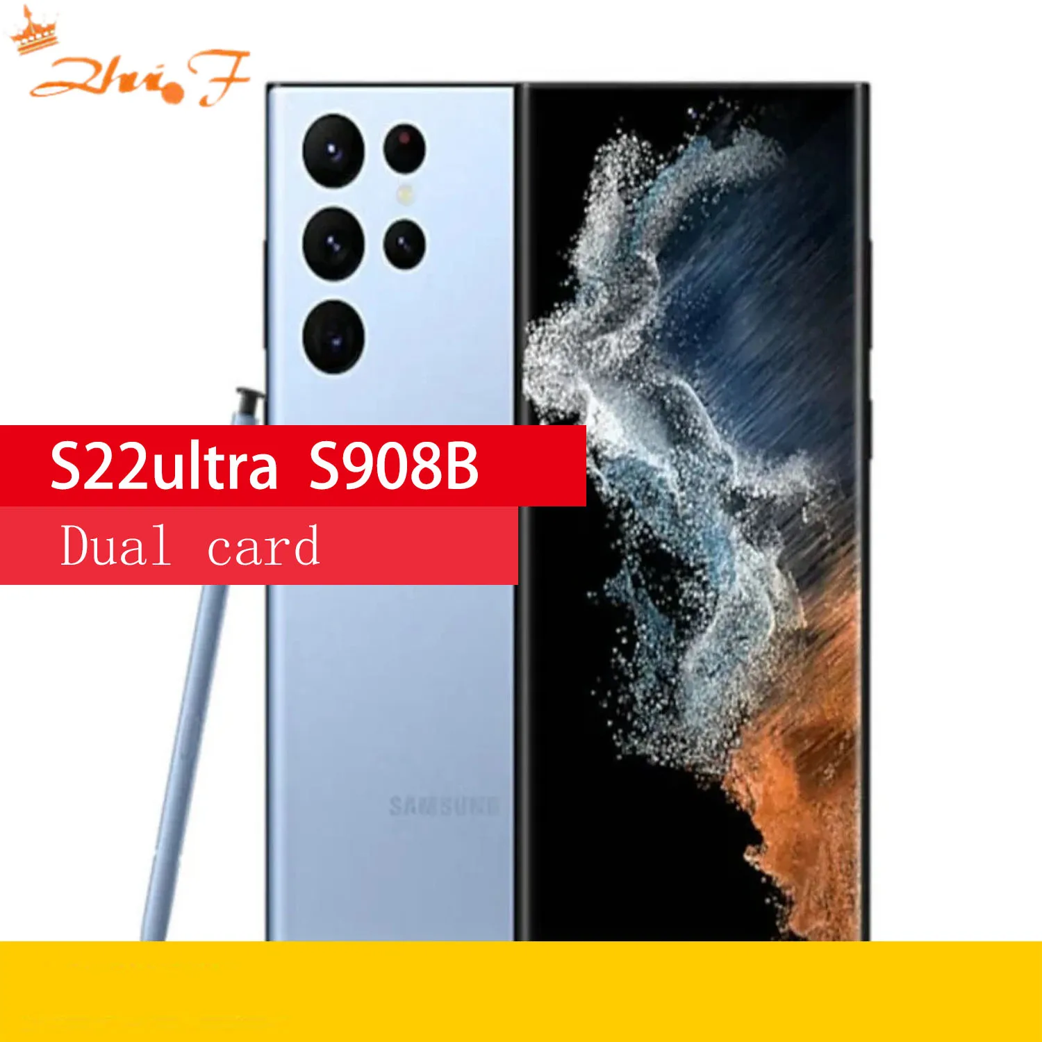 Samsung Galaxy S22 Ultra 5G S908B S908B/Ds Dual Sim Ram 8/12Gb Rom 128/256/512Gb Nfc Spen Cellulare Sbloccato Originale