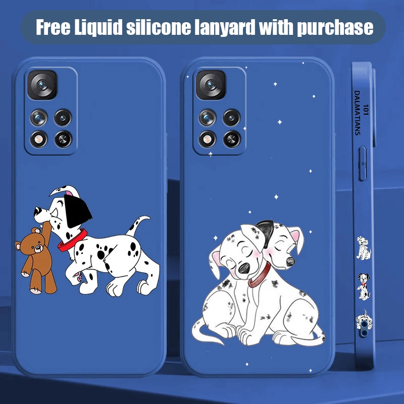Carino Il Cento E Uno Dalmata Per Xiaomi Redmi Note 11 11S 11E 11T 12 13 Pro Plus 4G 5G Liquid Left Rope