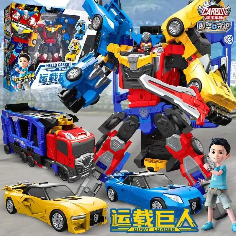 Ciao Carbot Giant Loaoer Transformation Robot Anime Action Figures 3 In 1 Cars Combination Model Sets Boy Kids Toys Gift Singlesc