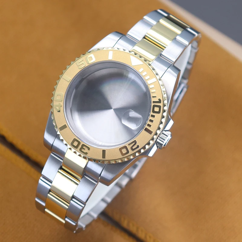 Nuove Uscite 40Mm Man Watch Nh35 Case Bracciali Yacht-Master Parts Per Seiko Nh34 Nh36 Miyota 8215 Eta 2824 Movimento 28 5Mm Dial