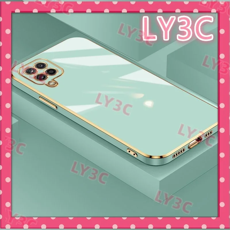 Custodia Per Samsung Galaxy A01 A02 A02S A03S A10S A11 A12 5G 6D Lectro Placcatura Cover In Silicone Con Bordo Dorato