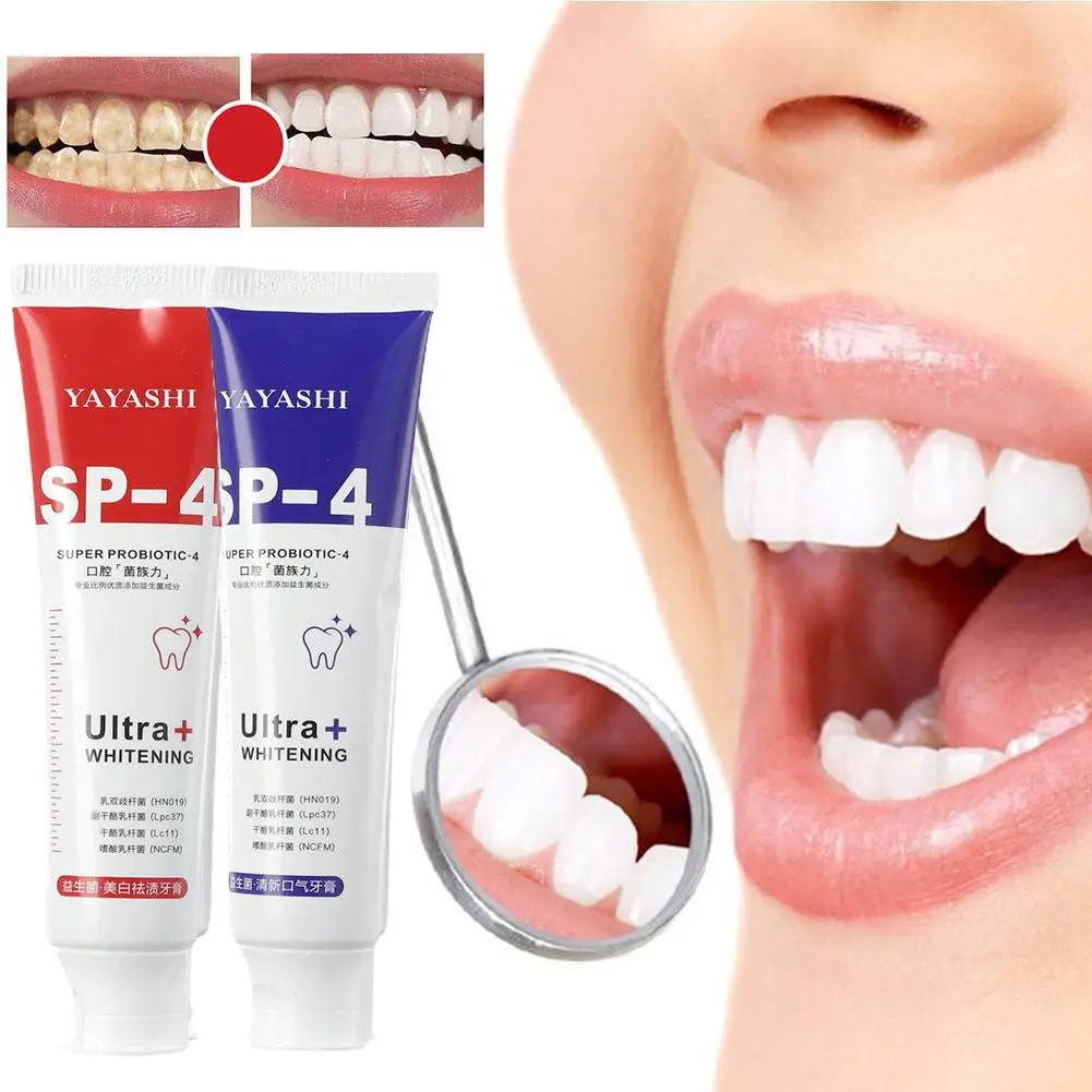 120G Sp-4 Probiotic Whitening Shark Dentifricio Dentifricio Per La Cura Dei Denti Dentifricio Breath Oral Fresh Whitening O6C3 Previene P F6K2