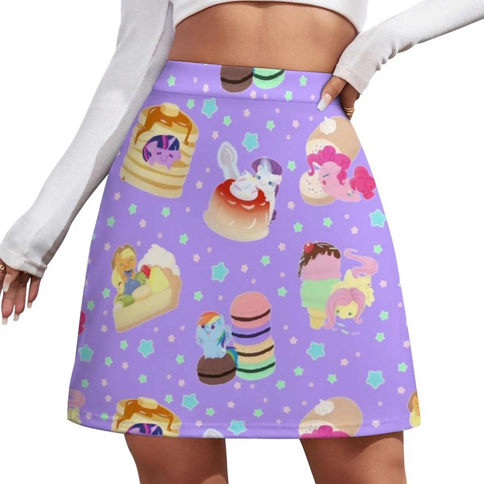 Pony X Dolci Aggiornati! Minigonna Gonne Per Donna Gonna Per Donna Gonne Corte Da Donna Abbigliamento