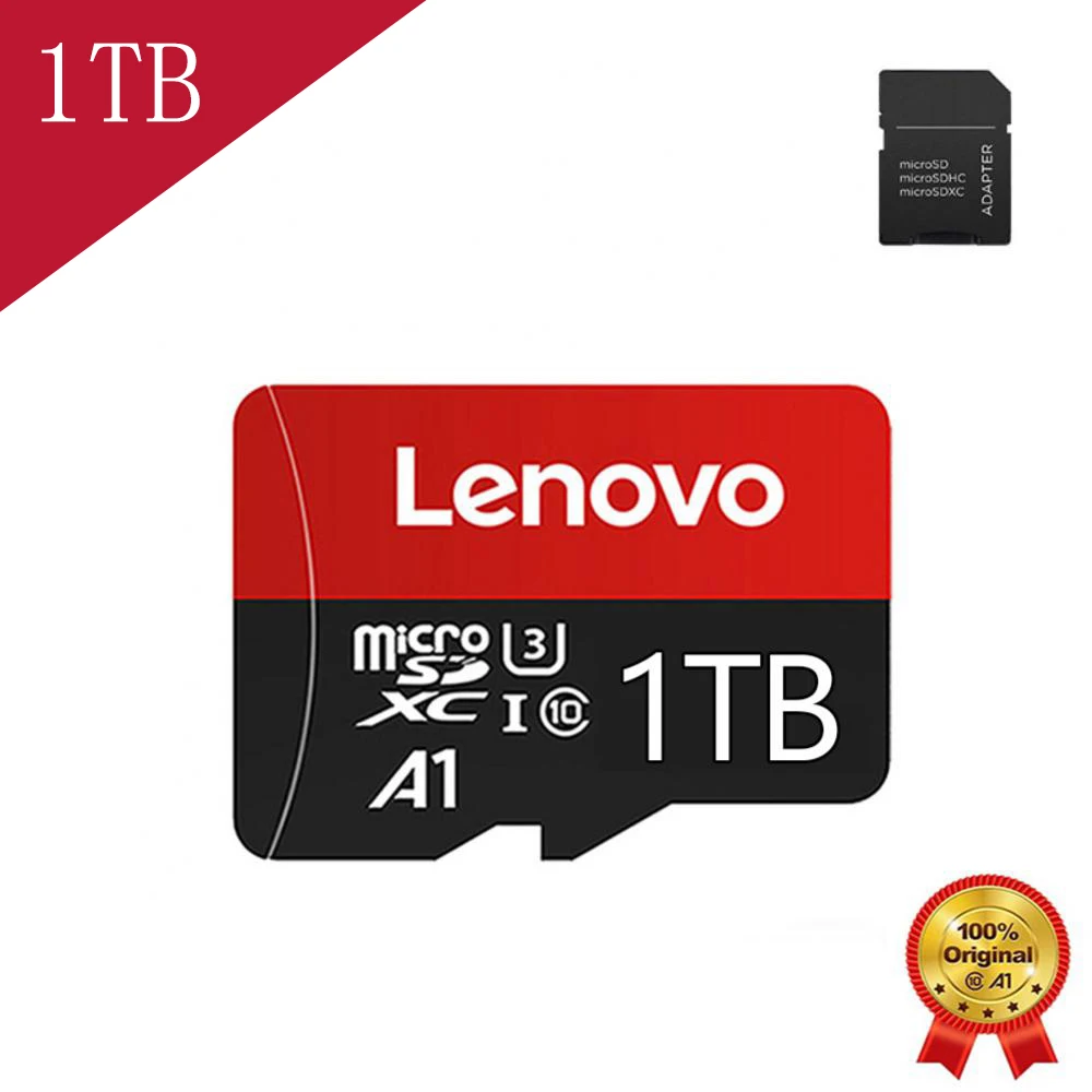 Lenovo 1Tb Ultra Micro Sd/Tf Flash Memory Card 128 Gb 256Gb 1Tb 512Gb Micro Sd Card 32 64 128 Gb Microsd Dropshipping Per Telefono