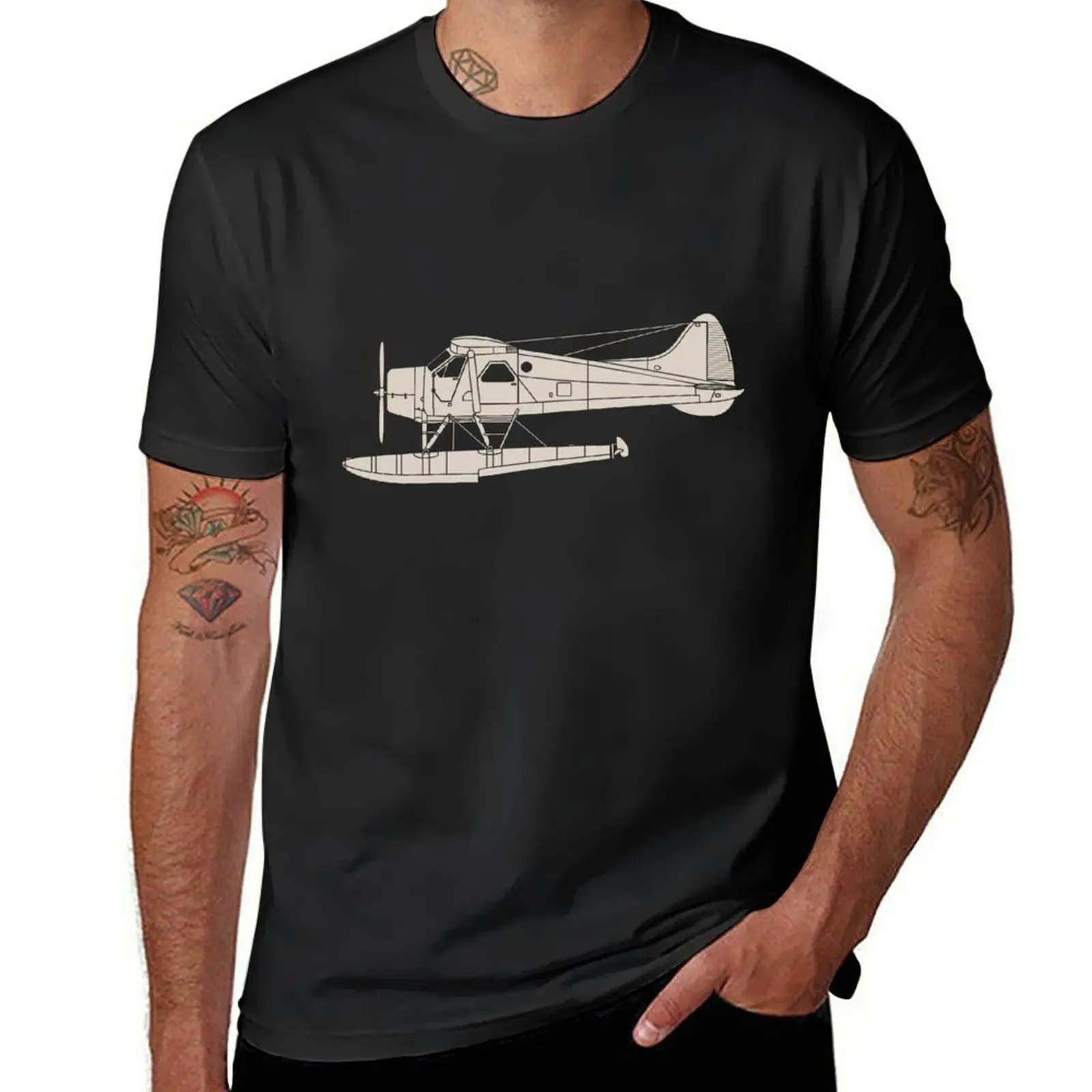 New De Havilland Canada (Dhc-2) Beaver T-Shirt Cat Shirts Plus Size T-Shirt T-Shirt Per Un Ragazzo Magliette Grandi E Alte Per Uomo