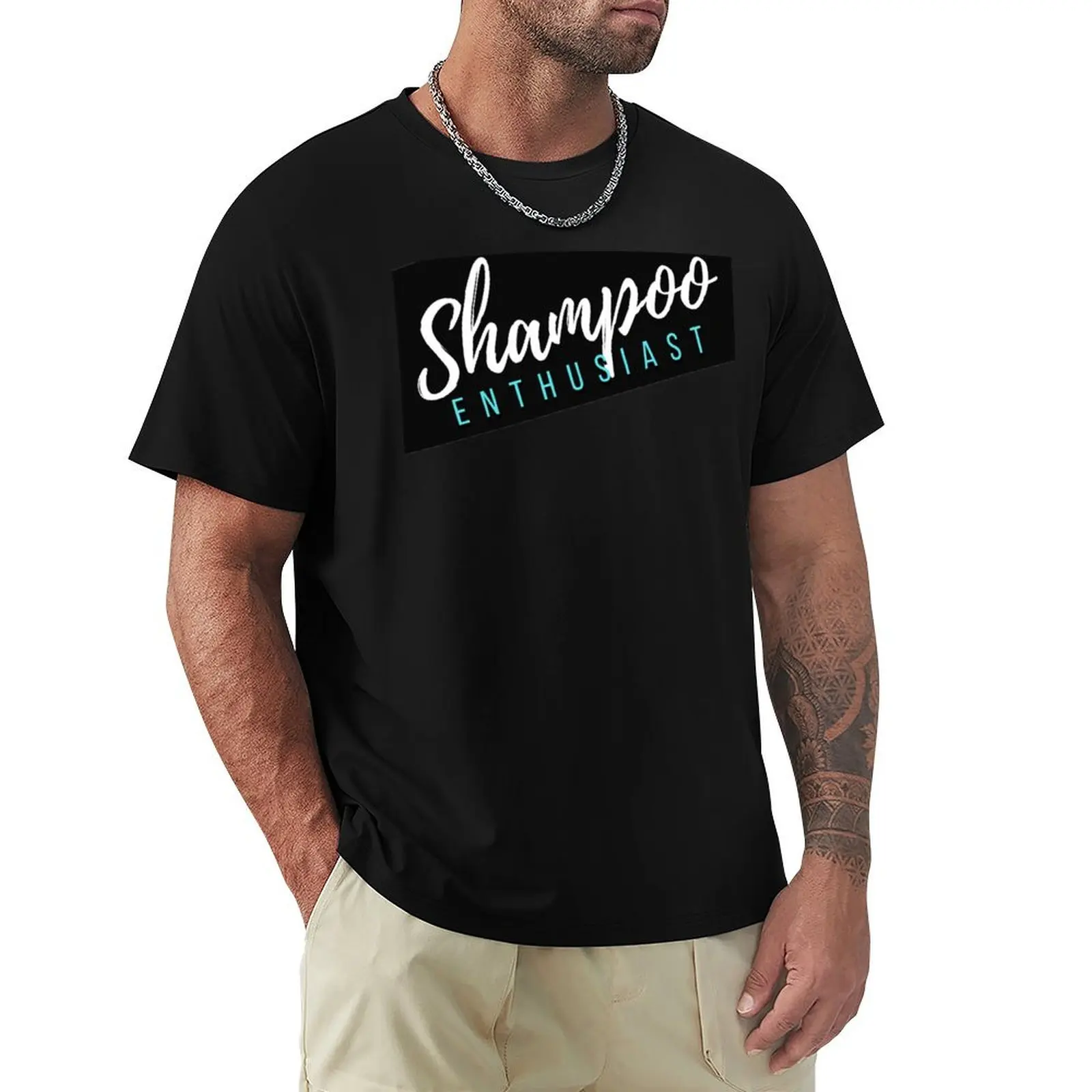 Amante Dello Shampoo 2 T-Shirt Ad Asciugatura Rapida Taglie Forti Funnys Camicie Da Allenamento Moda Coreana Per Uomo