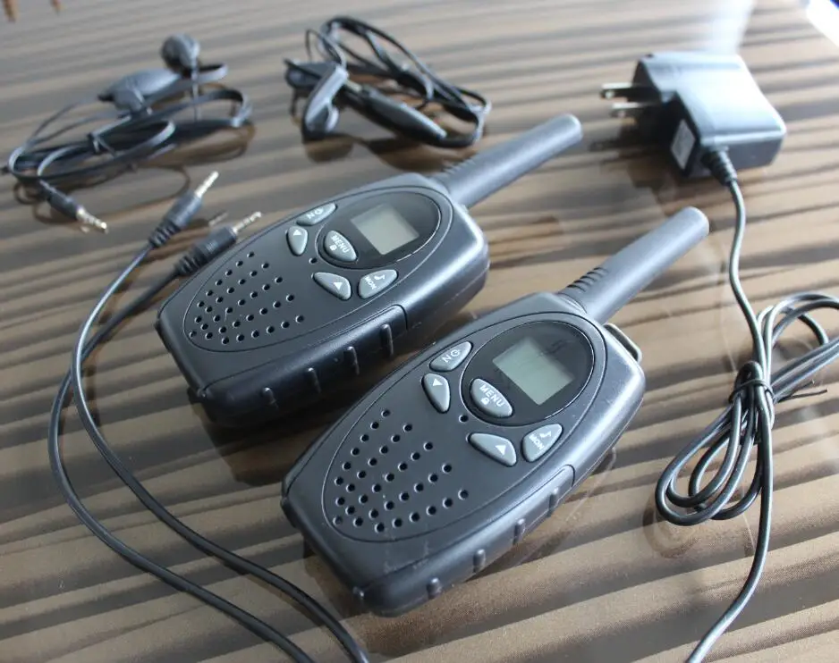 T628 1 Watt Long Range Nero 2 Pz Walkie Talkie Radio Scanner Frs Gmrs 2 Way Radio Cb Uhf Ptt Vox Trasmettitore Pmr Per I Bambini