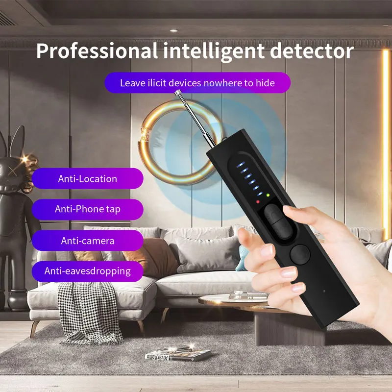 Rilevatore Di Telecamere Nascoste Gadget Spia Radio Rf Wireless Signal Scanner Pen Car Gps Tracker Bug Security Protection Infrared Finder