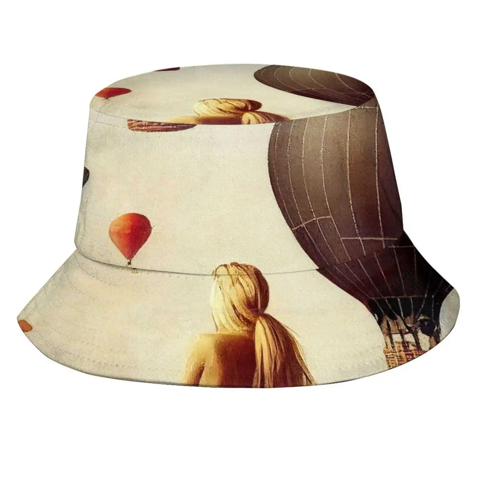 Cappello Da Pescatore Con Mongolfiera Cappelli Da Turismo Da Spiaggia Berretto Da Sole Traspirante Palloncini Con Mongolfiera Mongolfiera Flying Steam