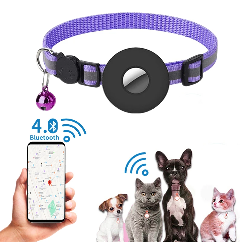 Airtag Gps Tracker Smart Locator Dog Brand Pet Detection Tracker Indossabile Bluetooth Per Cat Dog Bird Collare Tracker Anti-Smarrimento